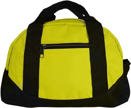 12" Duffel Duffle Travel Sports Gym Bags Mini Carry-on Luggage Small Supply Bag Gold