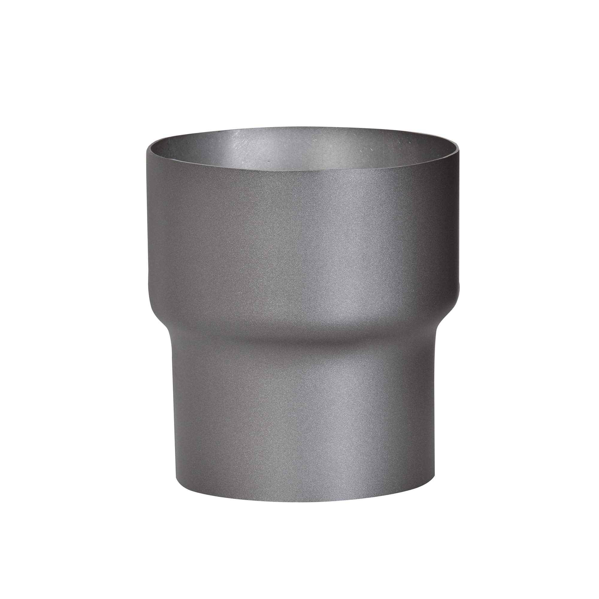 Pieza de transición FIREFIX de 120 a 150 mm para tubos de humo de 2 mm, gris oscuro