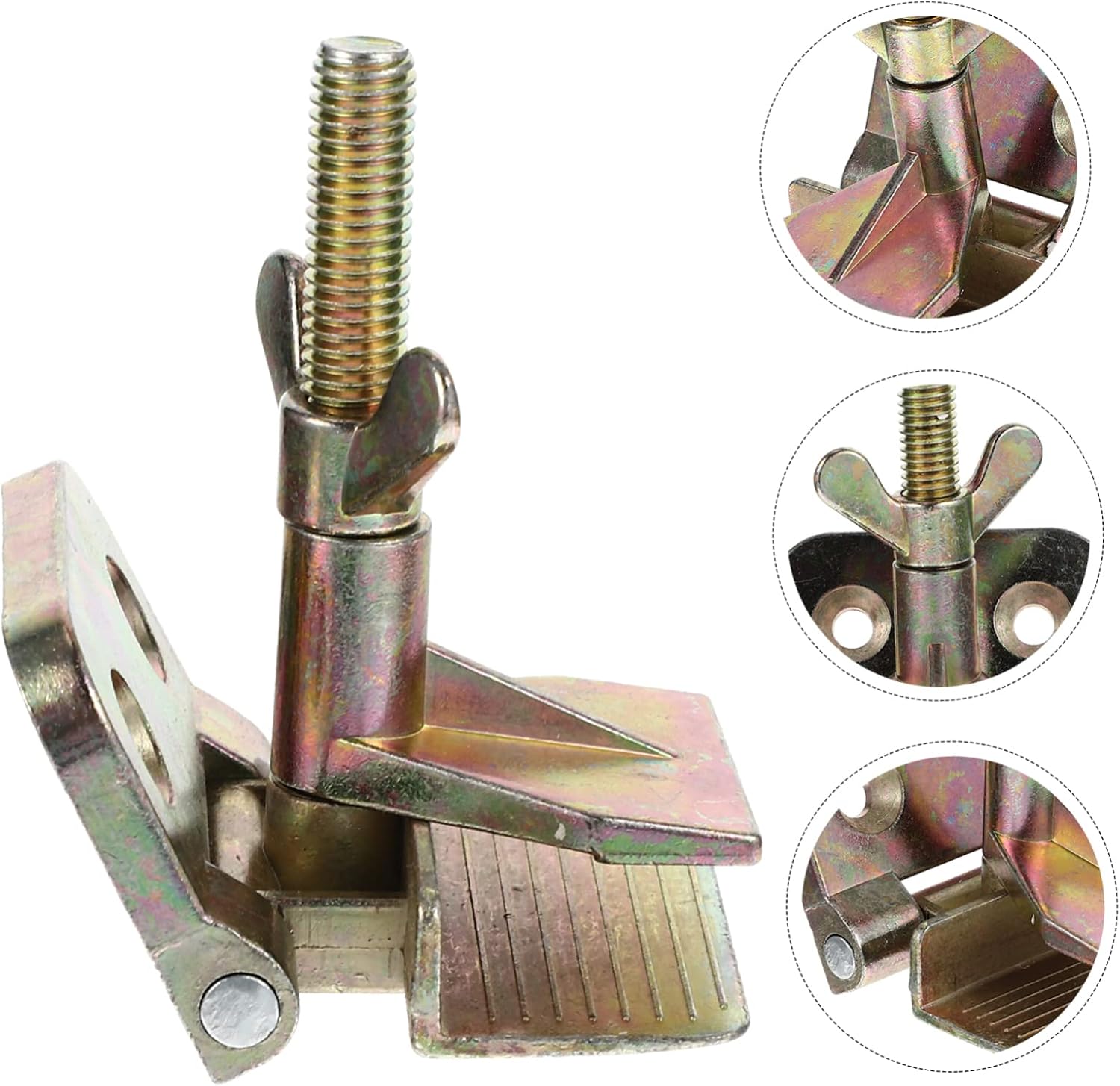 Gogogmee Silk Screen Registration Clamp Hinge Clamp DIY Printing Tool Sturdy Screen Printing Press Accessory