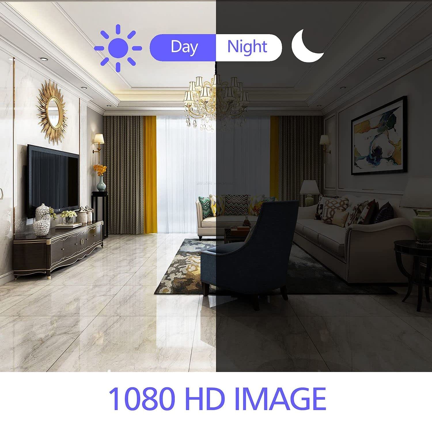 Mini CaméRa WiFi CaméRa CachéE sans avec VidéO 1080P Petite CaméRa Nounou Portable avec Application TéLéPhone, DéTection de Mouvement