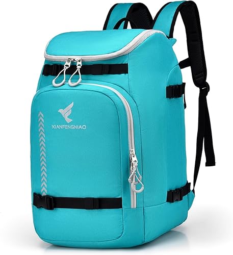 Bolsa para botas de esquí, mochila de viaje impermeable para botas de esquí y snowboard, casco de esquí, gafas, guantes, esquí, snowboard y