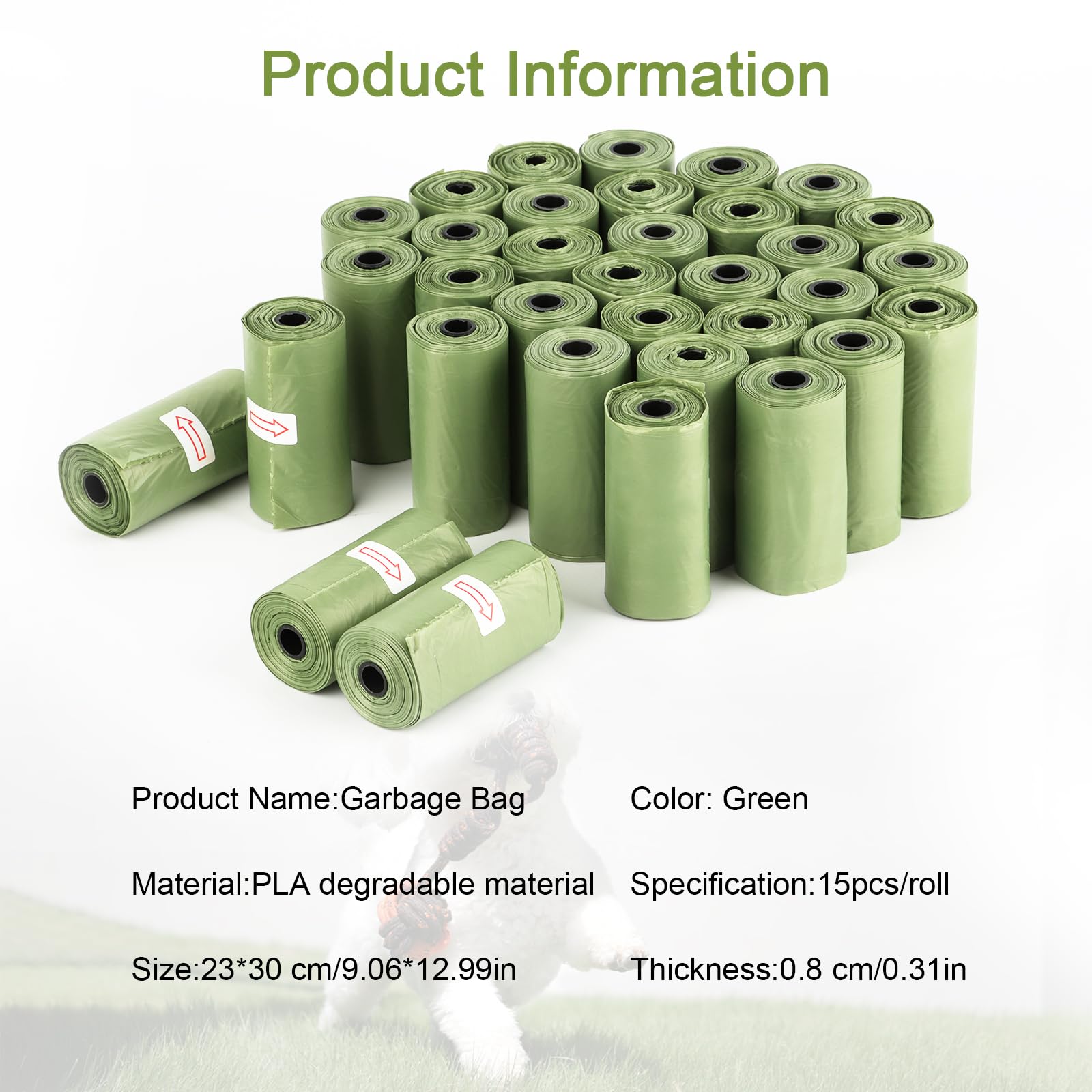 Sacchetti Per Escrementi Cane 510pz - Biodegradabili, Antiperdita, Spessi E Capienti - Foto 6