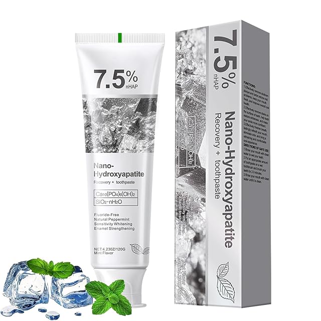 7 5 Hydroxyapatite Toothpaste for Advanced Enamel Protection Appropriate for Sensitive Teeth Gentle and Effective Formula Fresh Mint