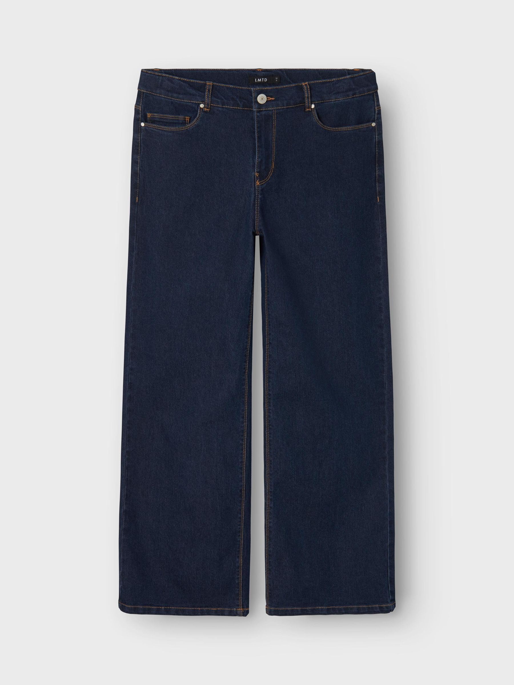NAME IT Nlftulrichia Dnm Lw Wide Pant - spodnie jeansowe Dziewczynki