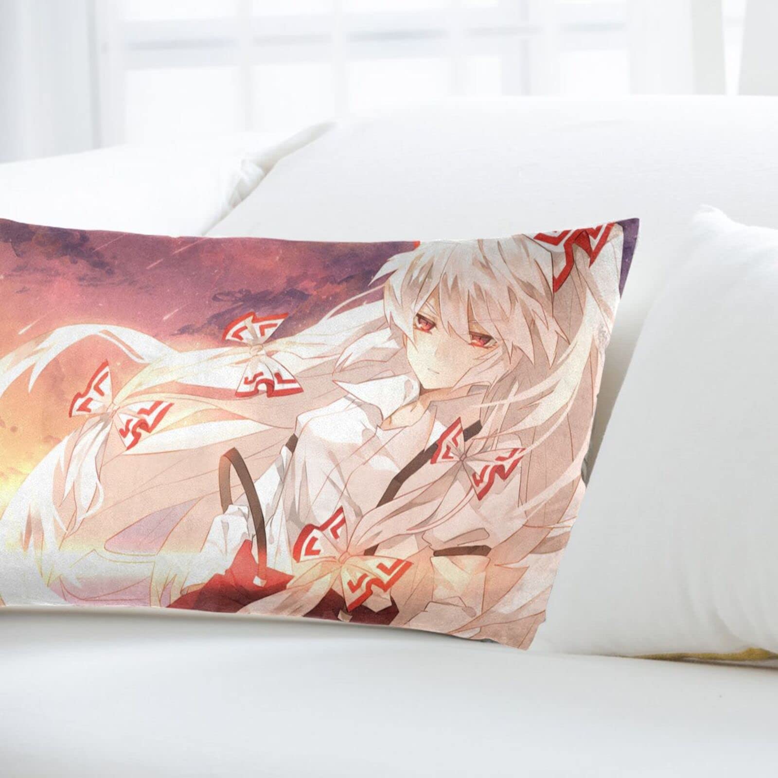 Amazon｜クッションカバー 東方 藤原 妹紅（ふじわら の もこう） 抱き