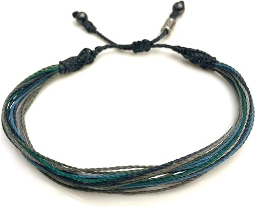 Miniatura 159 de Surfer Bracelets for Men - Handmade Surfer Rope Adjustable Friendship Bracelets - Surf String Bracelet for Couple Women Men Waterproof Beach Jewelry