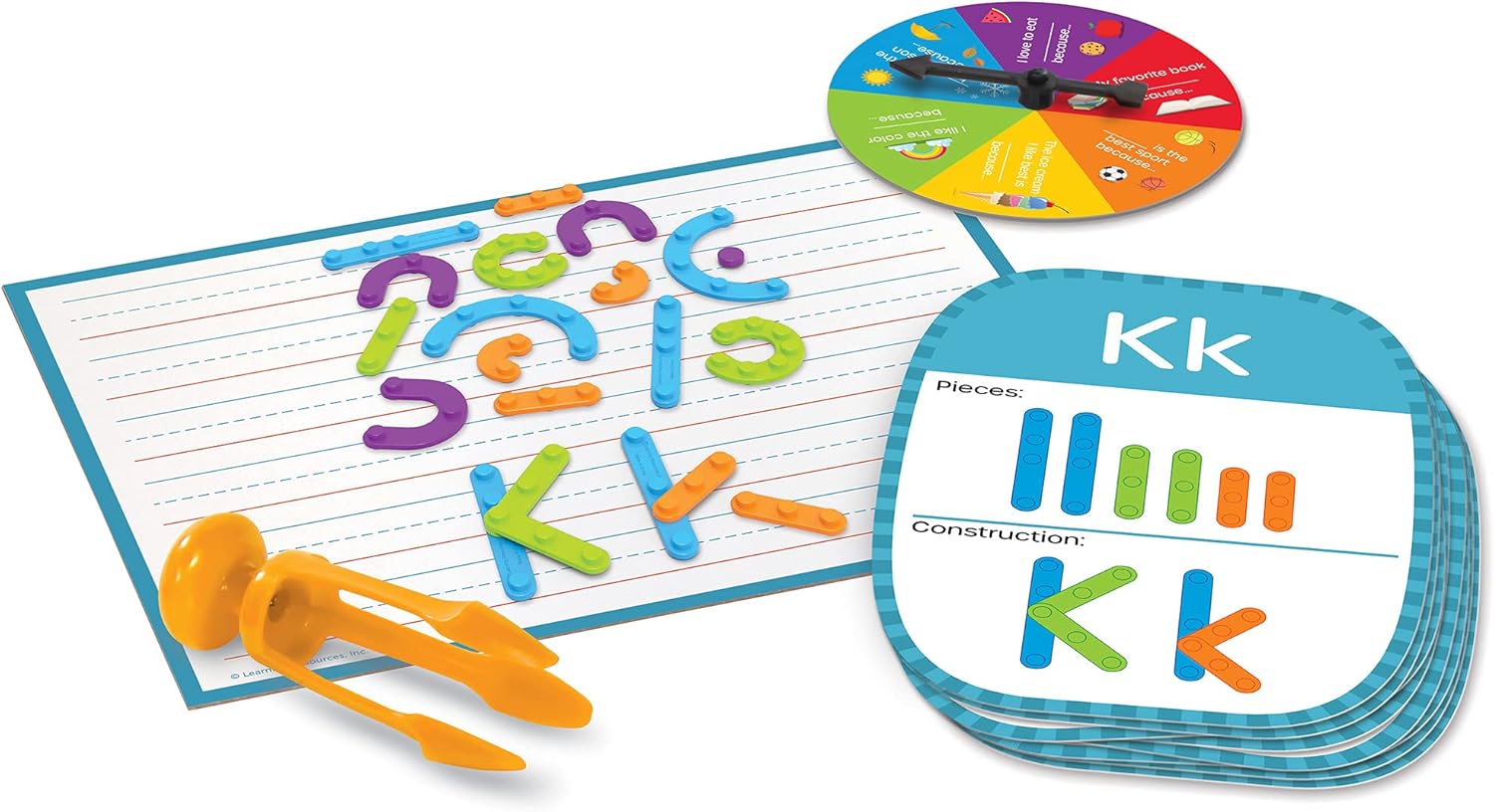 Learning Resources Skill Builders Age 5+! Writing Activity Set, Handwriting Practice Activities Ages 5+, Pencil Grip Skill Trainer, Letter Formation, Letter Tracing, Writing, Ages 5+, 38 Pieces