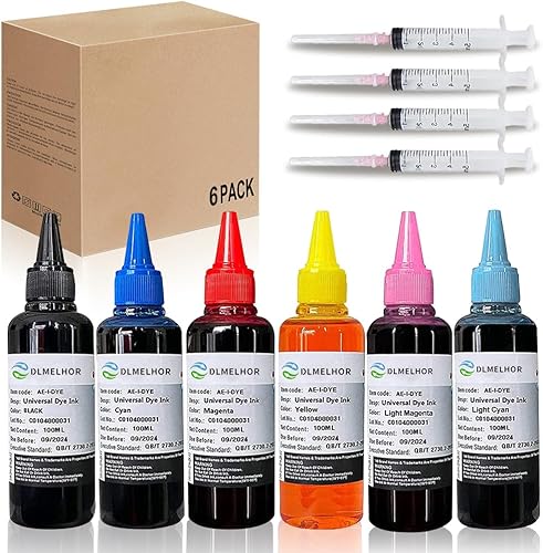 Miniatura 5 de Kit universal de recarga de tinta de tinte para HP Canon Epson Brother Lexmark Samsung Dell Kodak impresoras de inyección de tinta de 5 colores