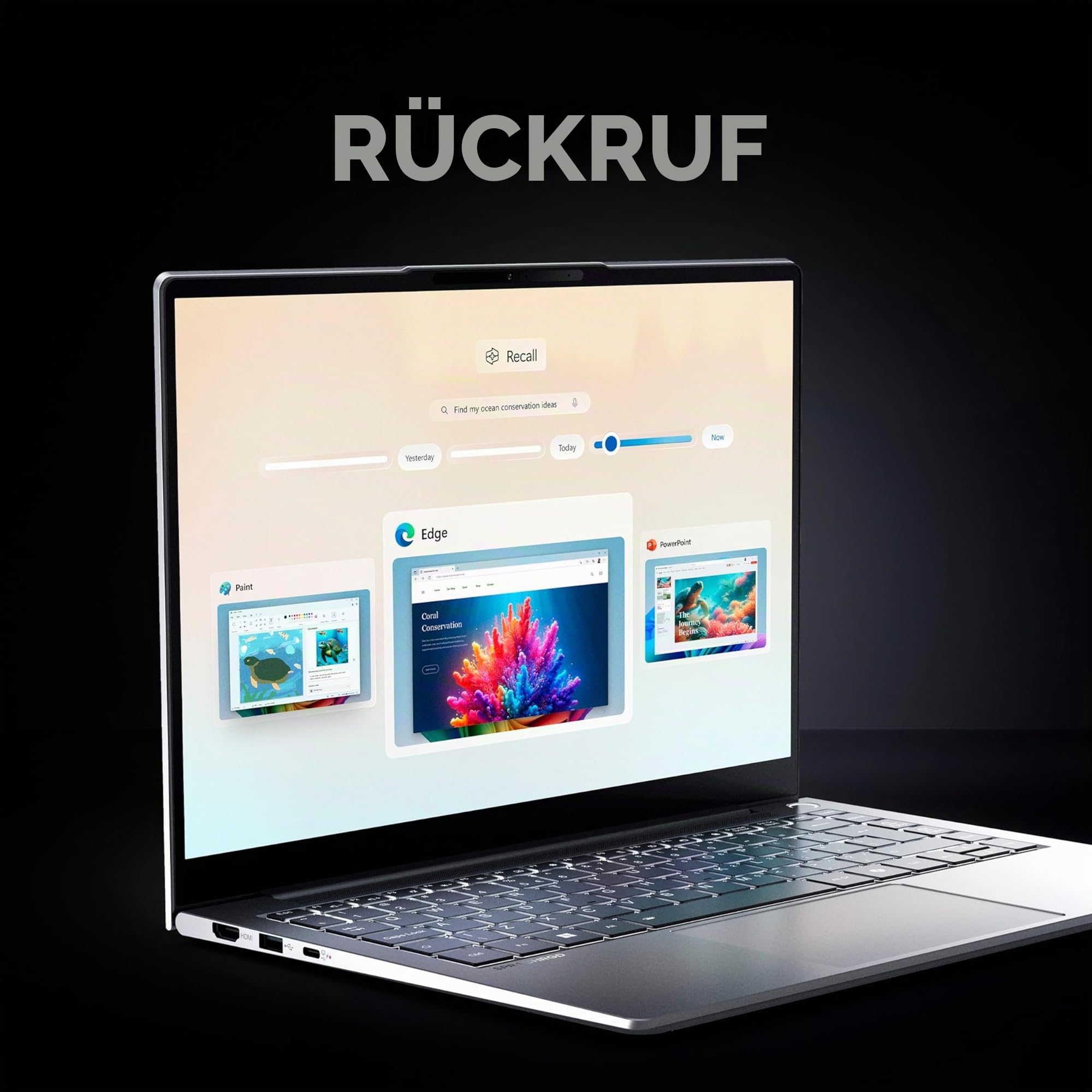 MEDION SPRCHRGD 14 S1 35,56 cm (14" Zoll 120Hz 2.8K WQXGA+) Laptop (Copilot+ PC, Qualcomm Snapdragon X Plus, 16GB DDR5 RAM, 512GB SSD, Win 11 Home)