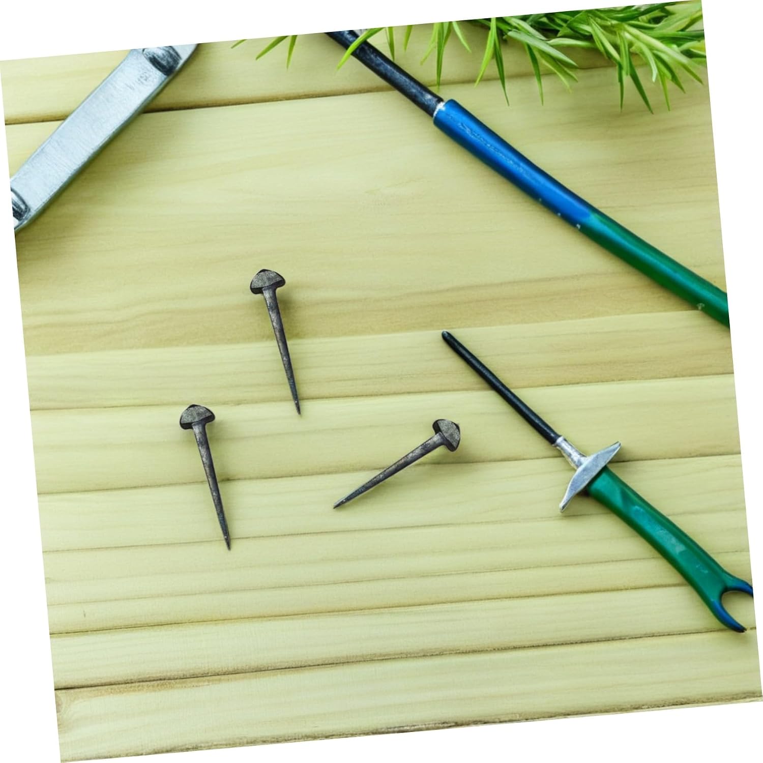 50Pcs Iron Horseshoe Nails Durable Hoof Nails for Professional Horse Equipment Sturdy Supply for Equestrian Riding