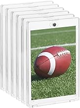 QWORK 6 x Magnetic Card Protectors Standard Size for Pokemon Card Toploader PTCG YGO Magic Cards