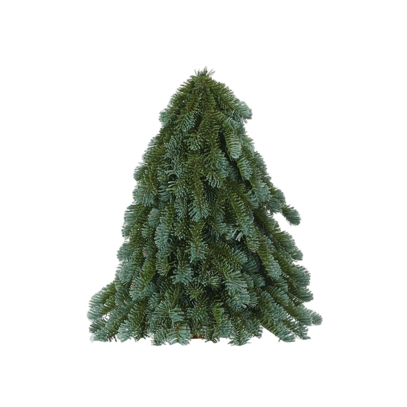 6ft Christmas Tree Mini Tabletop Simulated Christmas Tree Xmas Decor Holiday Party Supplies for Dining Table Accessories(40cm)
