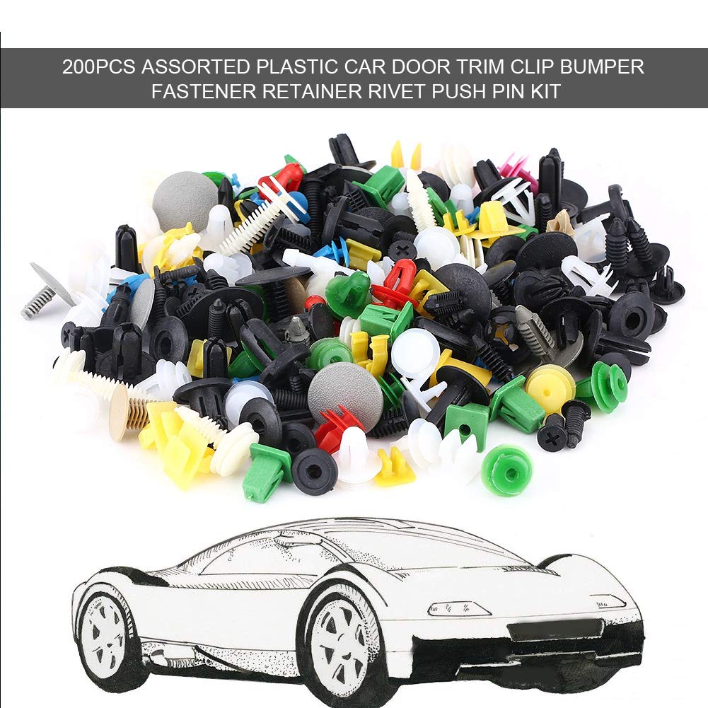 20x Ford Pannello Portiera Clip, Plastica Rivetti Mollette per Puma, Ka