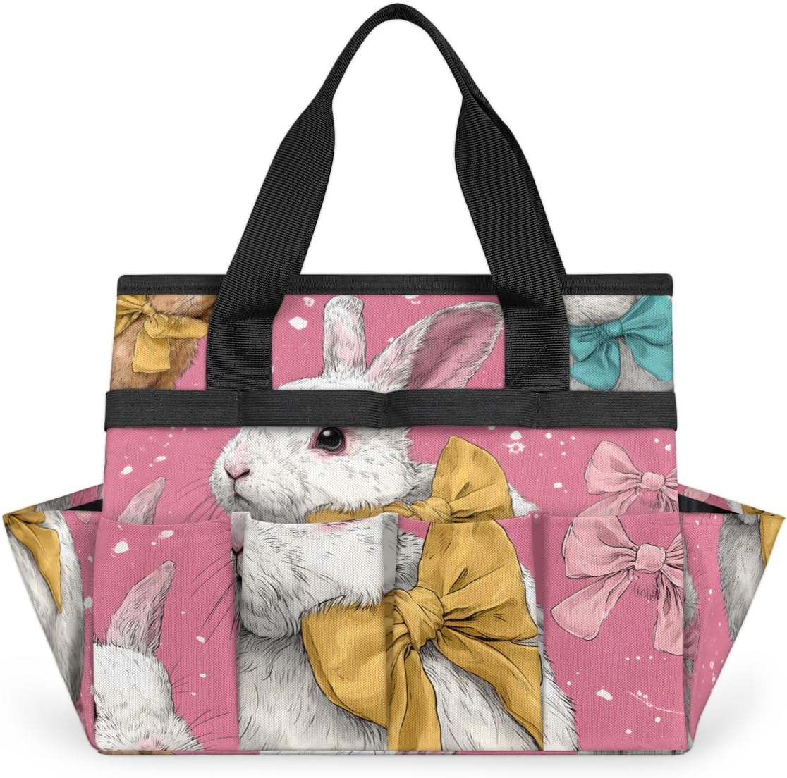 Rabbit Bow Heavy Duty Garden Tool Bag with 10 Pockets