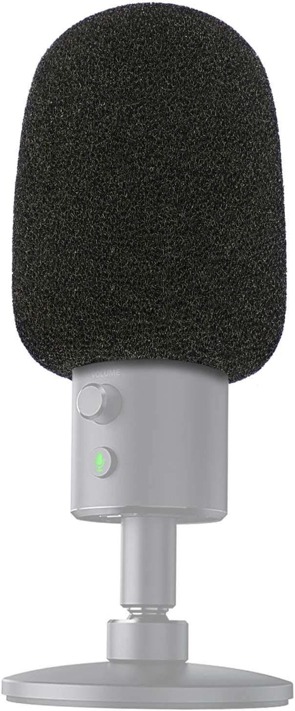 Razer Seiren X Pop Filter - Mic Cover Foam Pop Filter Customized for Razer Seiren X Streaming Microphone