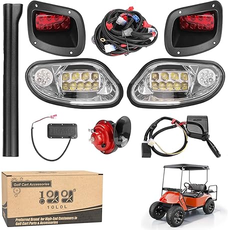10L0L EZGO TXT Lights Golf Cart Light Kit