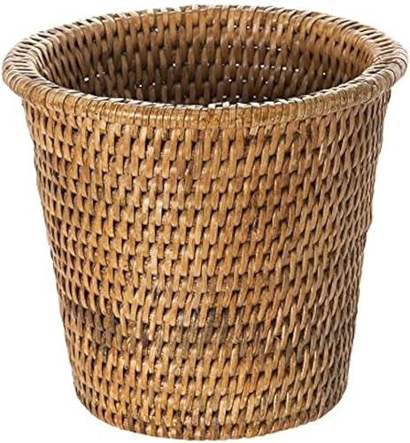 Miniatura 2 de Kouboo 1080026 La Jolla - Maceta de ratán, pequeña, color blanco lavado