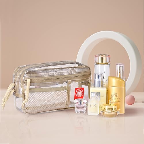 Miniatura 5 de Rough Enough - Bolsas de aseo transparentes para artículos de aseo de viaje, bolsa de maquillaje, bolsas de cosméticos de viaje para mujeres y