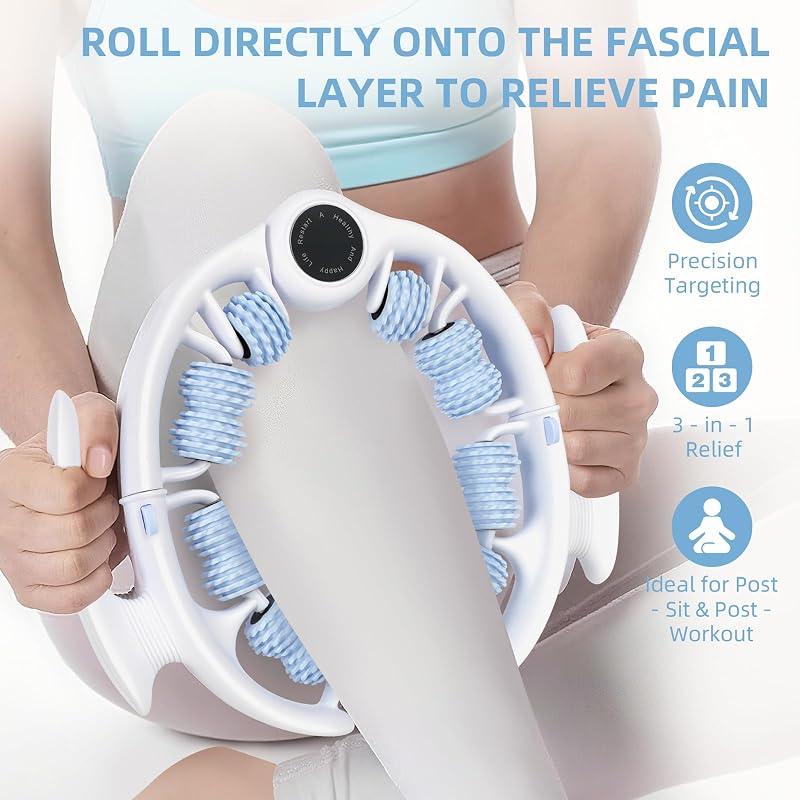 Ouxayapl lábmasszírozó roller 360° borítás, cellulit és nyirokelengedés kezeléshez