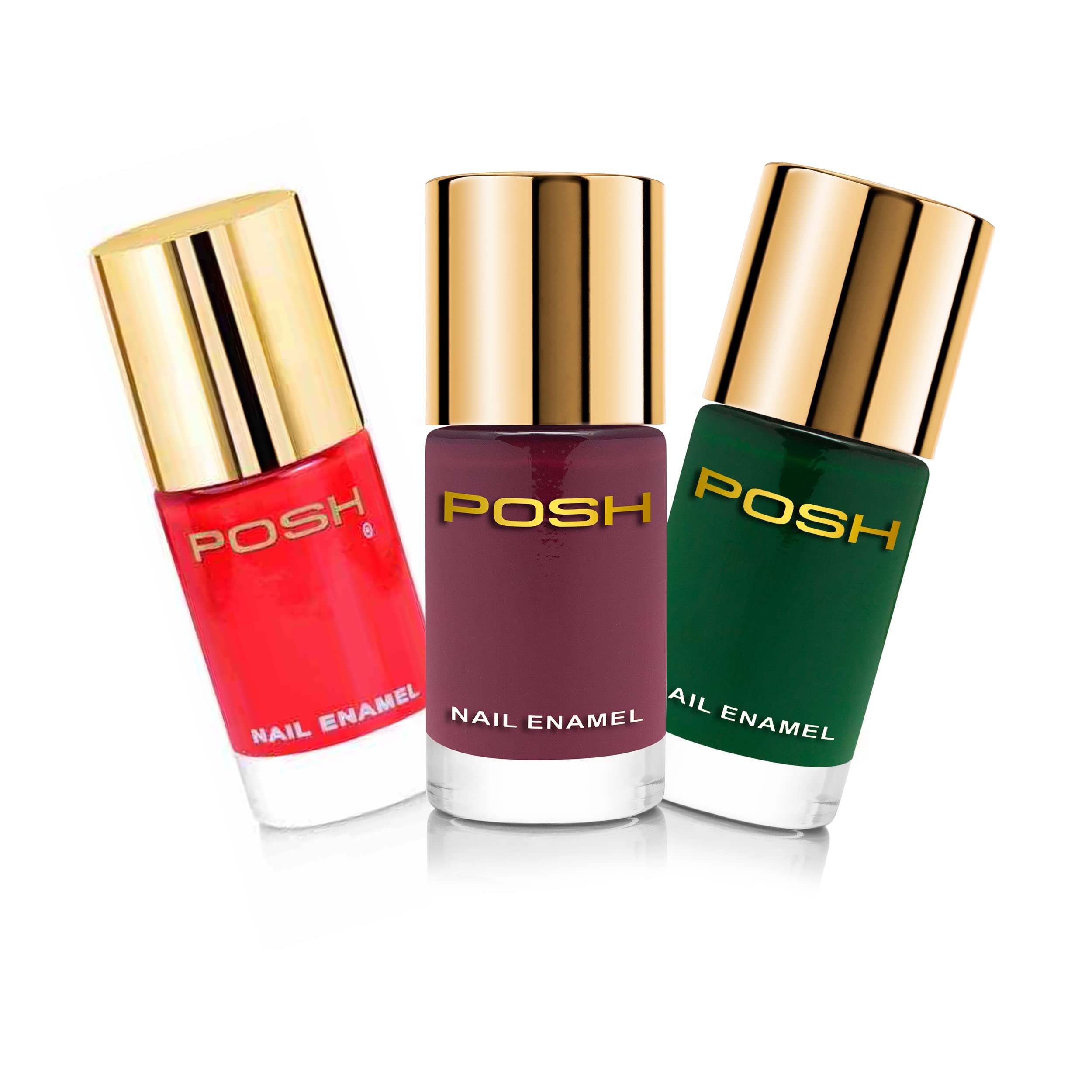 POSH HIGH GLOSS, QUICK DRY, TOXIN FREE NAILPOLISH COMBO OF 3-image-41