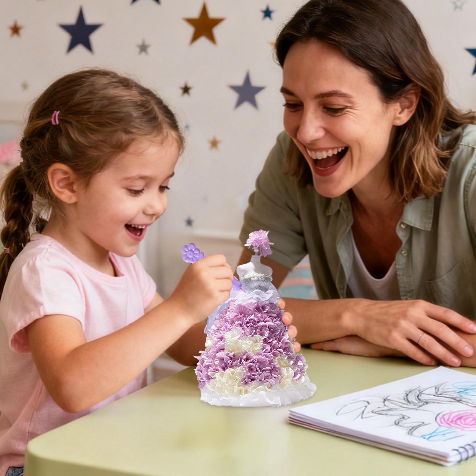 Activités Manuelles Princesse Pour Fille Coffret De Conception De Robe De