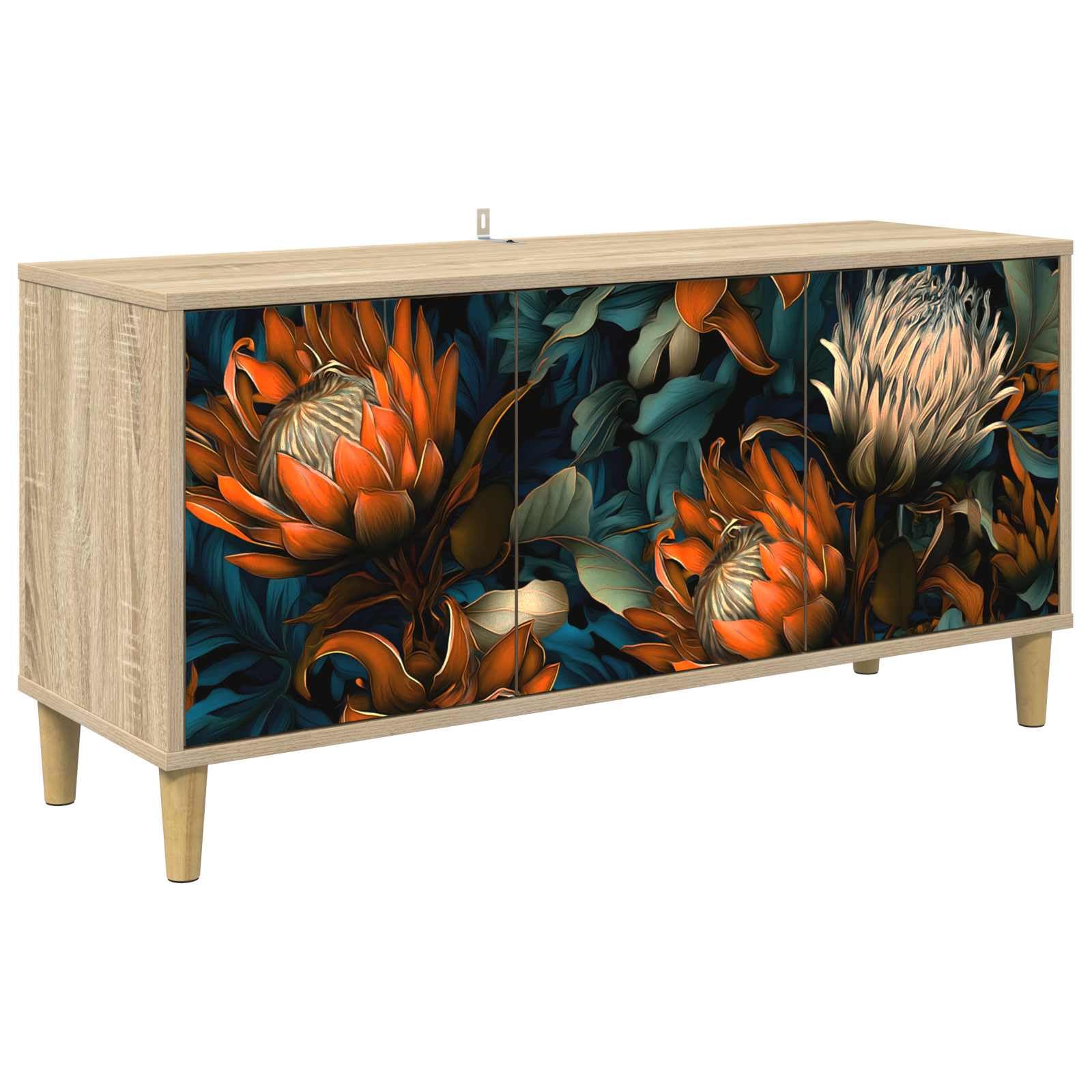 vidaXL Mueble de TV LOCHEM 102 x 33 x 50 cm Sonoma