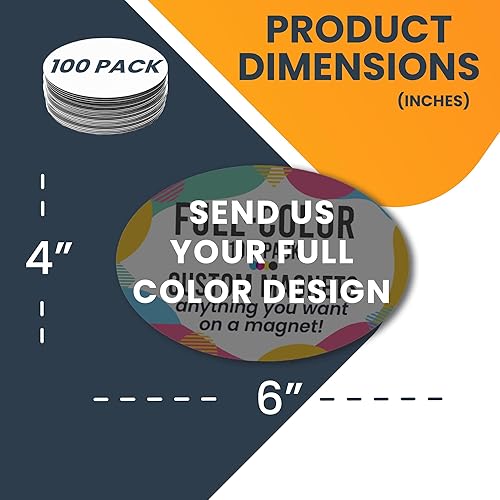 Miniatura 4 de Magnet Me Up Imán redondo personalizable de 30 mil, 6 pulgadas, imán de coche resistente a la intemperie para empresas, equipos deportivos,