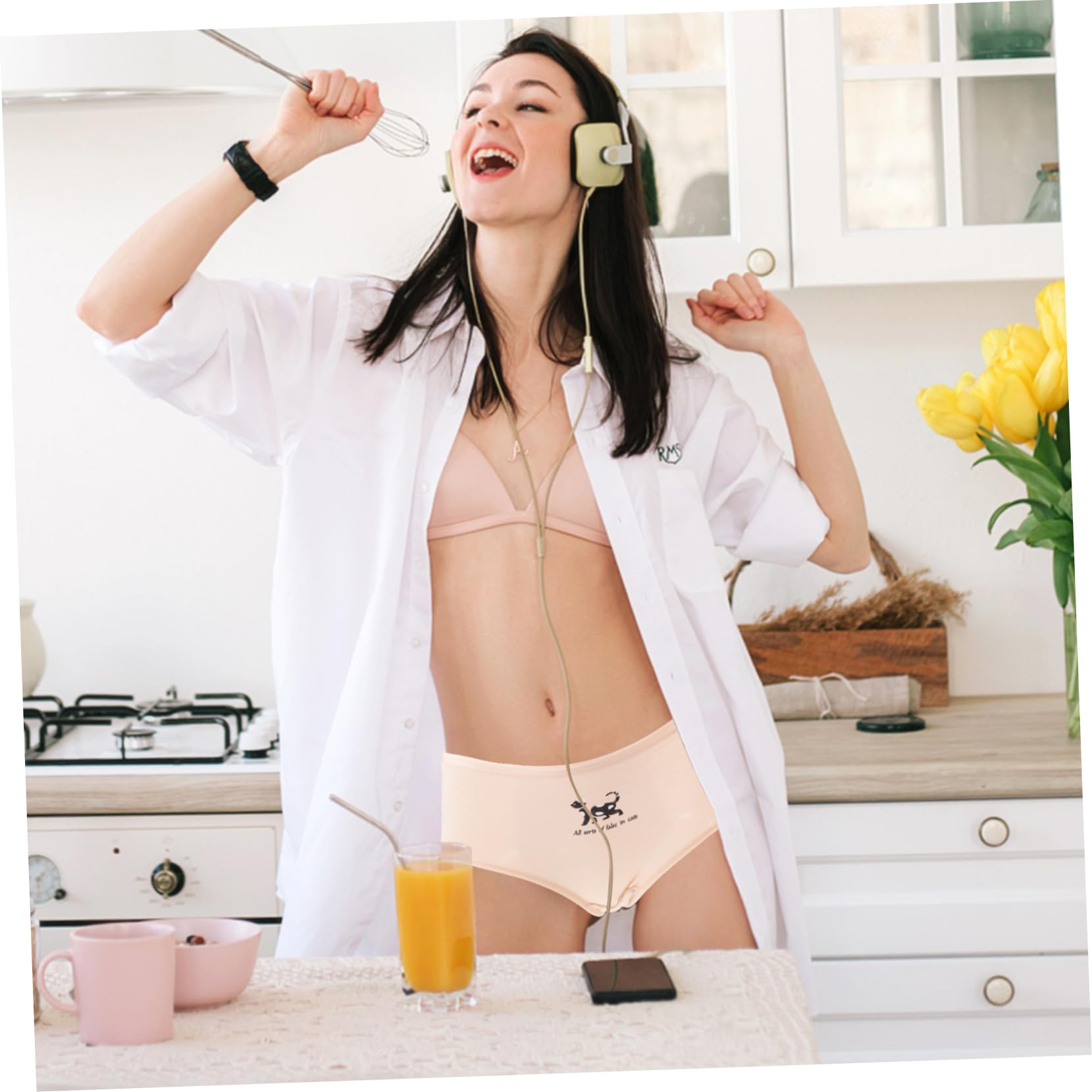 COLLBATH Bragas Menstruales Ropa Interior para Mujeres Ropa Interior para Chicas Adolescentes De Sangrado Posparto Menstrual Bragas De Algodon Spandex