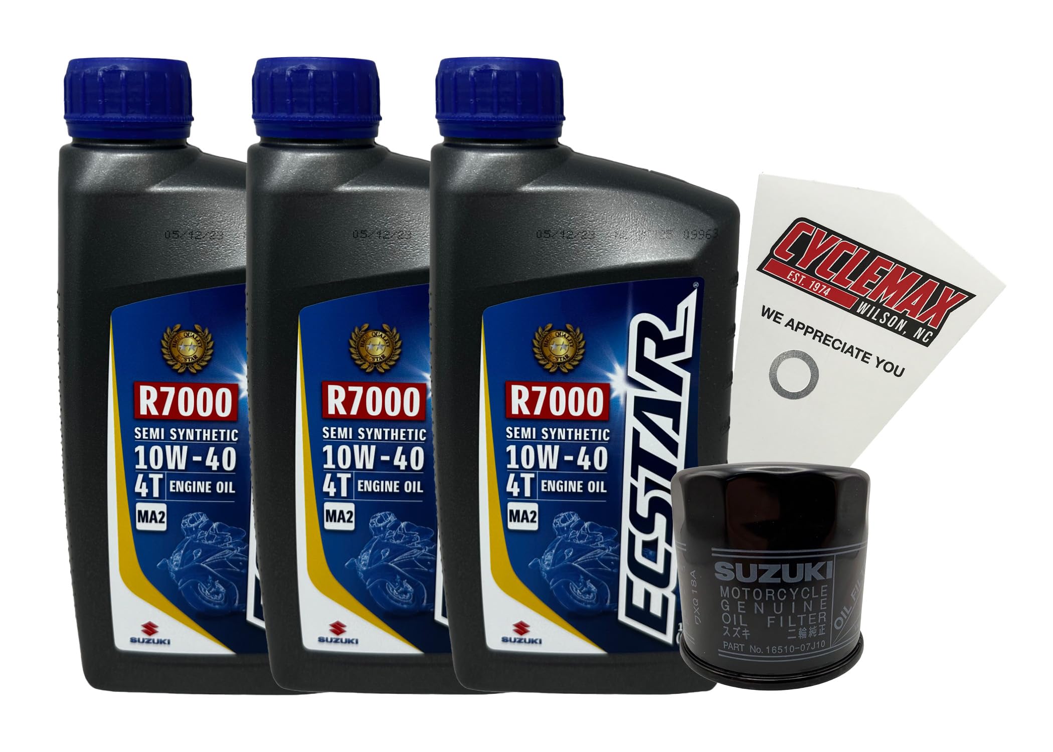 Amazon.com: Cyclemax Semi Synthetic Oil Change Kit compatible with
