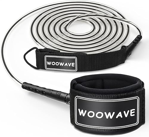 WOOWAVE Correa para tabla de surf, correa de surf de alta calidad, cuerda recta de 6789 pies para todo tipo de tablas de surf