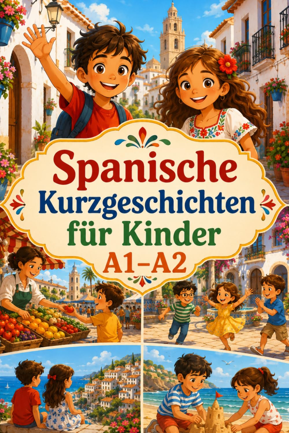 Spanische Kurzgeschichten für Kinder A1-A2: 33 kurze Geschichten, einfache Wörter und Übungen für junge Anfänger
