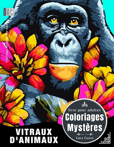 Coloriages Mystères Vitraux d'Animaux