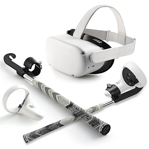 SUPERVR VR Golf Attachment Club for Oculus Quest 2 Accessories Golf Right Controller