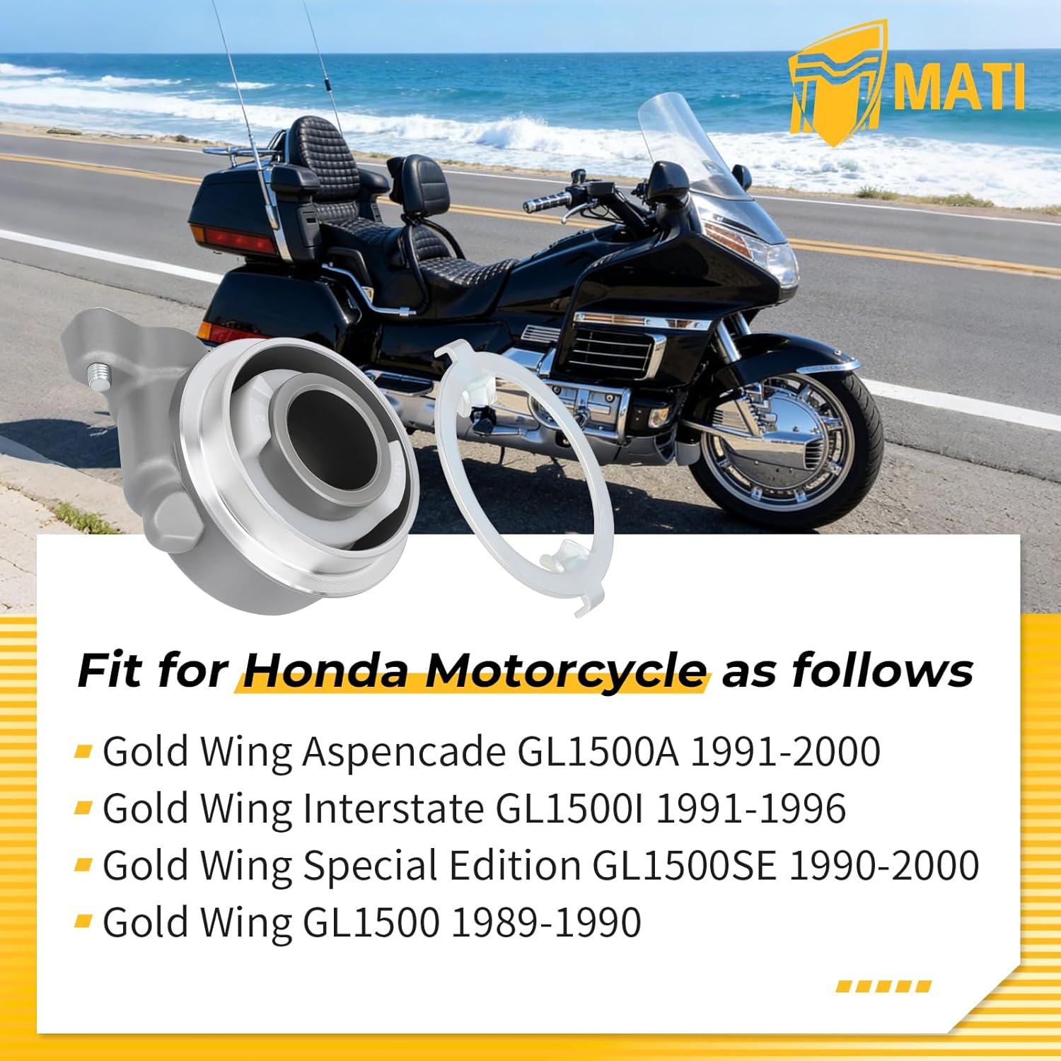 M MATI Speedometer Drive Gear Box & Retainer for Honda Gold Wing GL1500 GL1500A GL1500I GL1500SE 1989-2000 44800-MT2-003 44680-MT2-000