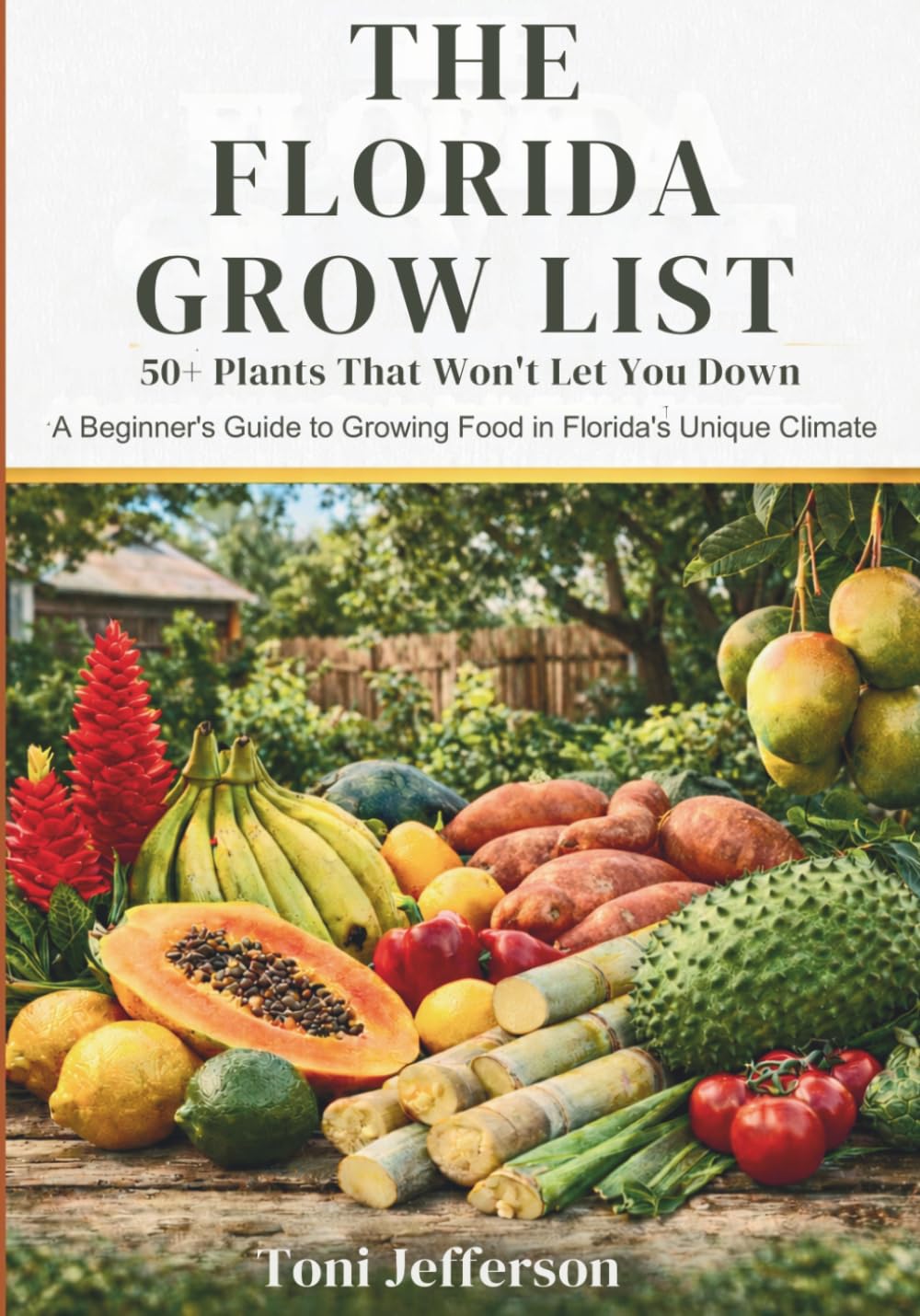The Florida Grow List: 50+ Plants That Won't Let You Down: A Beginner's Guide to Growing Food in Florida's Unique Climate      Paperback – March 13, 2026