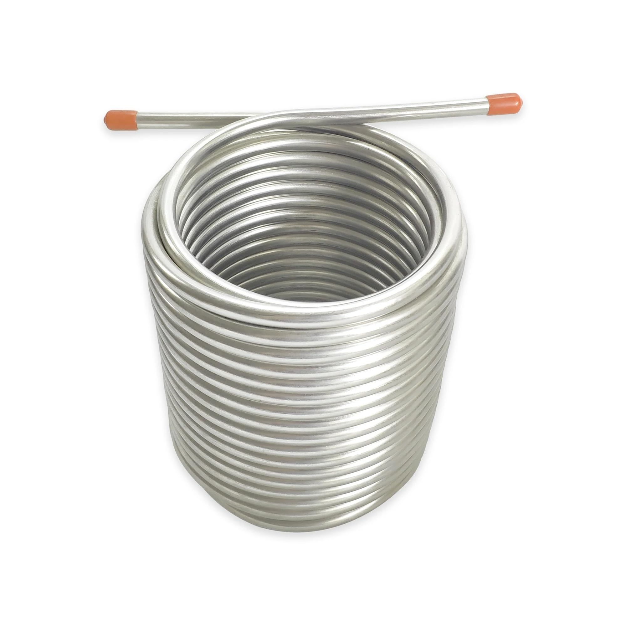 Enfriador de mosto y agua de cerveza de doble capa, serpentín de enfriamiento de 14 m de longitud, serpentín de enfriamiento de cerveza for incubadora exterior, acero inoxidable 304 de grado alimentic