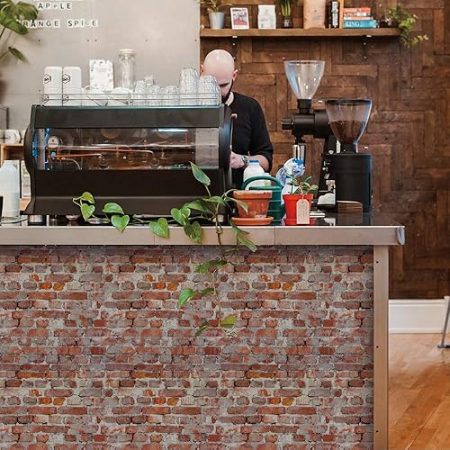 Miniatura 3 de SAMCAMI Accesorios para casa de muñecas en miniatura, papel tapiz y suelo de casa de muñecas autoadhesivos, accesorios para casa de muñecas mini