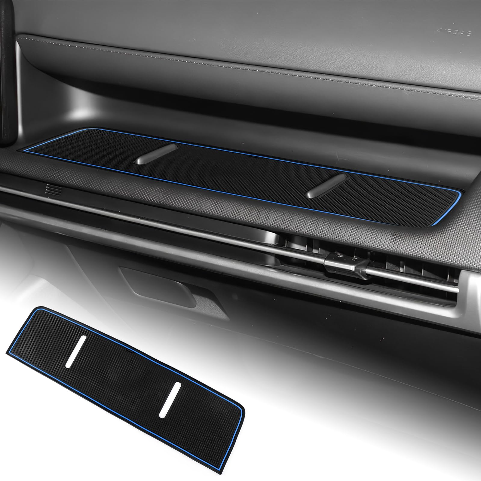 KUNGKIC Für Hyundai Tucson 2025 Anti-Rutsch-Matte für Beifahrersitzablage Tablett Silikon Mat (Blau)