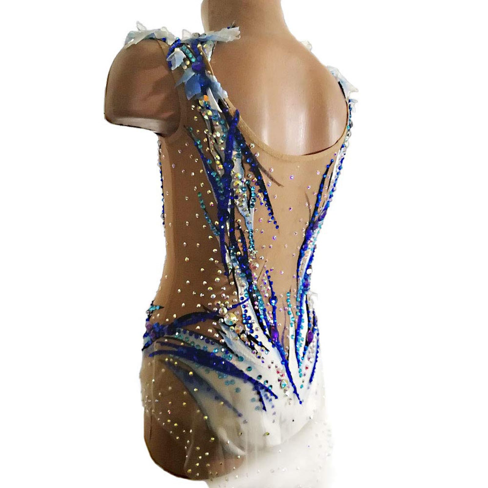 Body For Ginnastica Ritmica Da Competizione For Ragazza, Donna, Senza Maniche, Abbigliamento Sportivo Fatto A Mano Traspirante