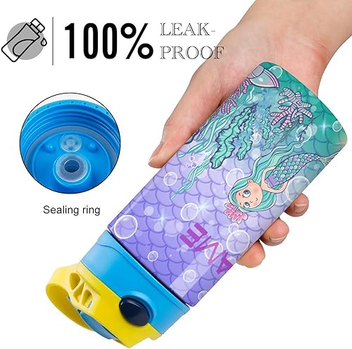 Vista 55 de Botella de agua personalizada con foto para niños, familia, mascotas, botella de agua personalizada para niñas, niños, regalo de cumpleaños y Navidad