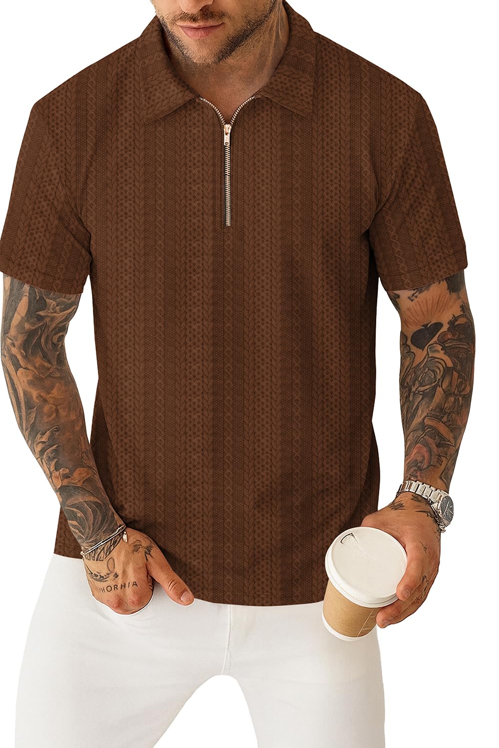 Men's Solid Regular Fit T-Shirt