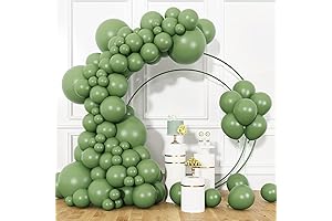 Gihoo 127Pcs Olive Green Balloon Garland for Green Party Decorations and Wedding...