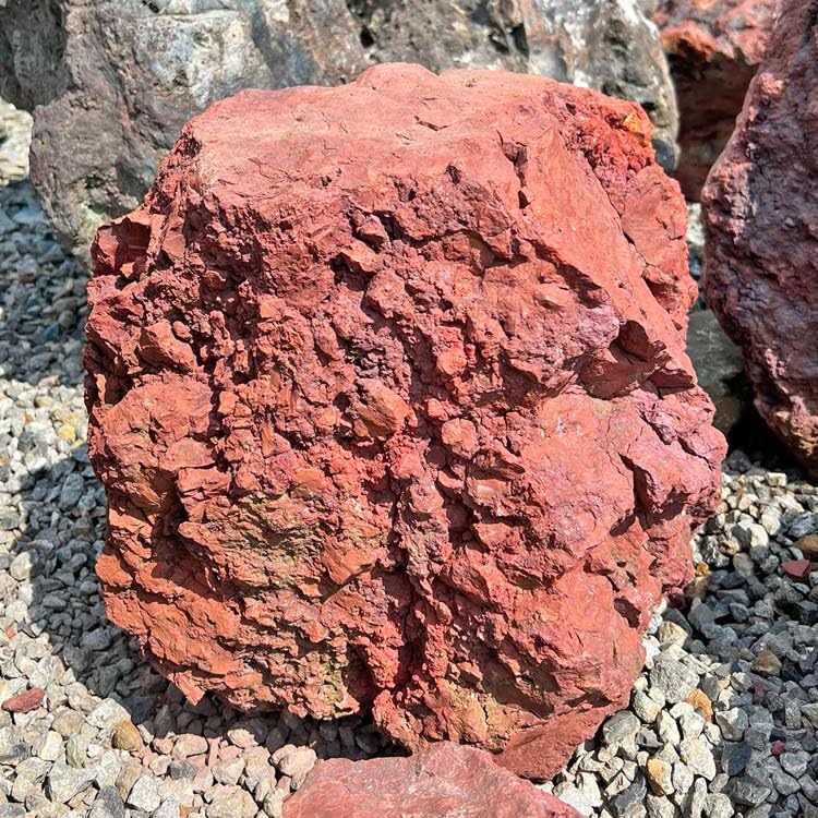 京都産 赤石 150～200kg 庭石 天然石 観賞石 大江山 京都産 赤石 150～200kg 庭石 天然石 観賞石 大江山
