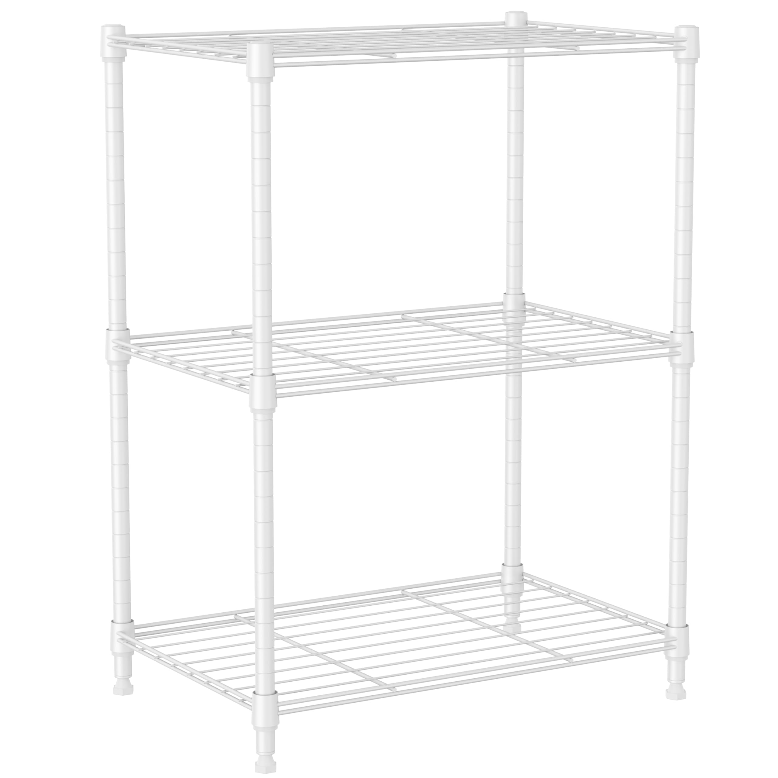 Amazon｜IZEUK スチールラック 2段 高さ伸縮メッシュ 収納棚 防錆加工