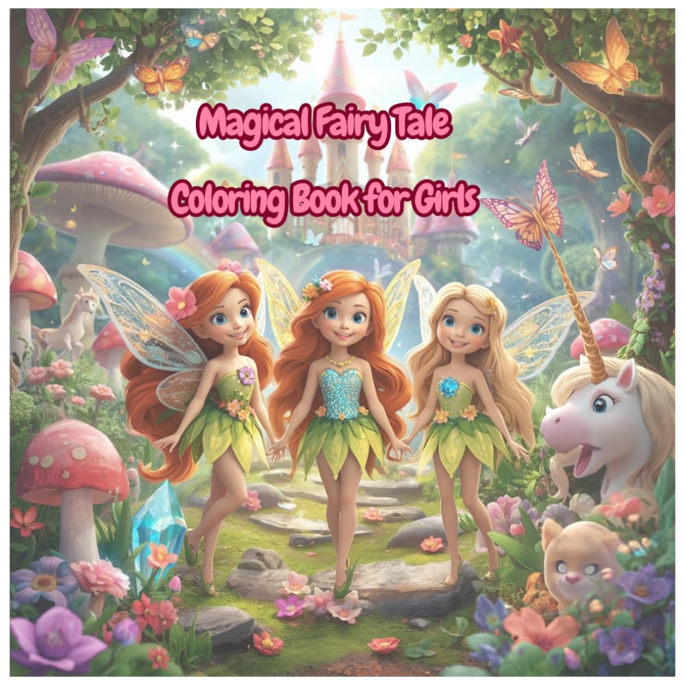 Magical Fairy Tale: coloring book