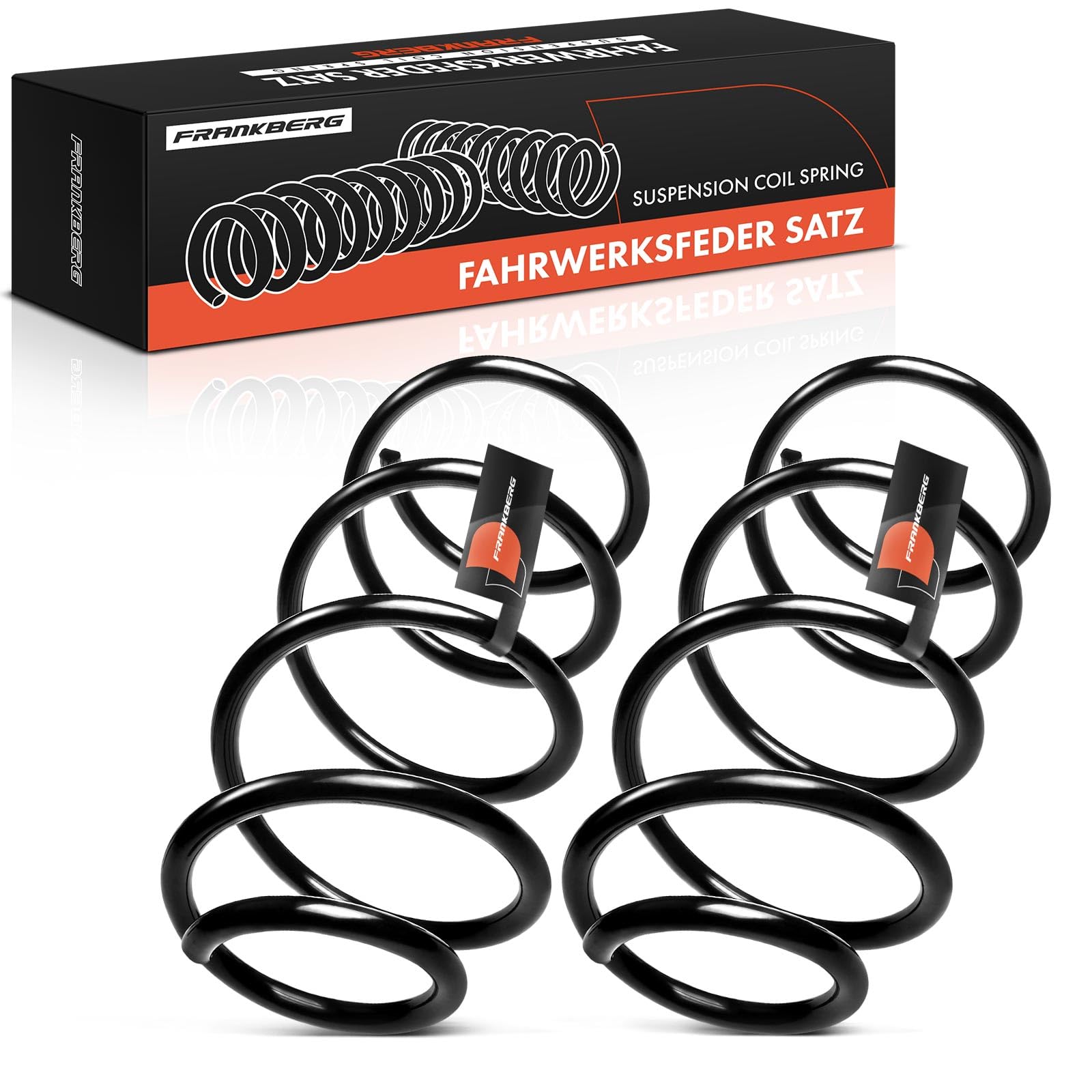 Frankberg 2 ressorts de suspension pour essieu avant RH3260 | Compatible avec: Série 1 E81, Coupé Série 1 E82, Série 1 E87