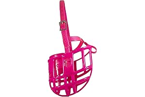 Birdwell Enterprises Medium Pink Plastic Dog Muzzle