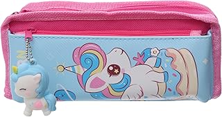 Dongyang Pencil Case with Creative Designs and Durable Material, Baby Blue
