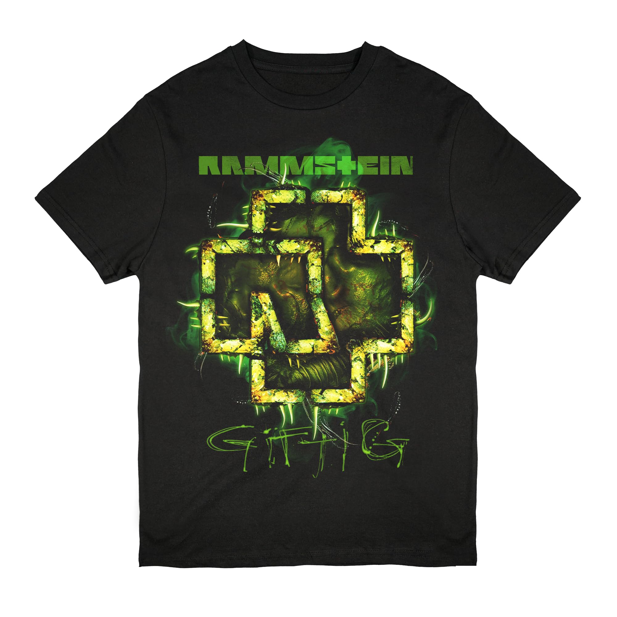 Rammstein Unisex Black T-Shirt Giftig (M), Official Band Merchandise