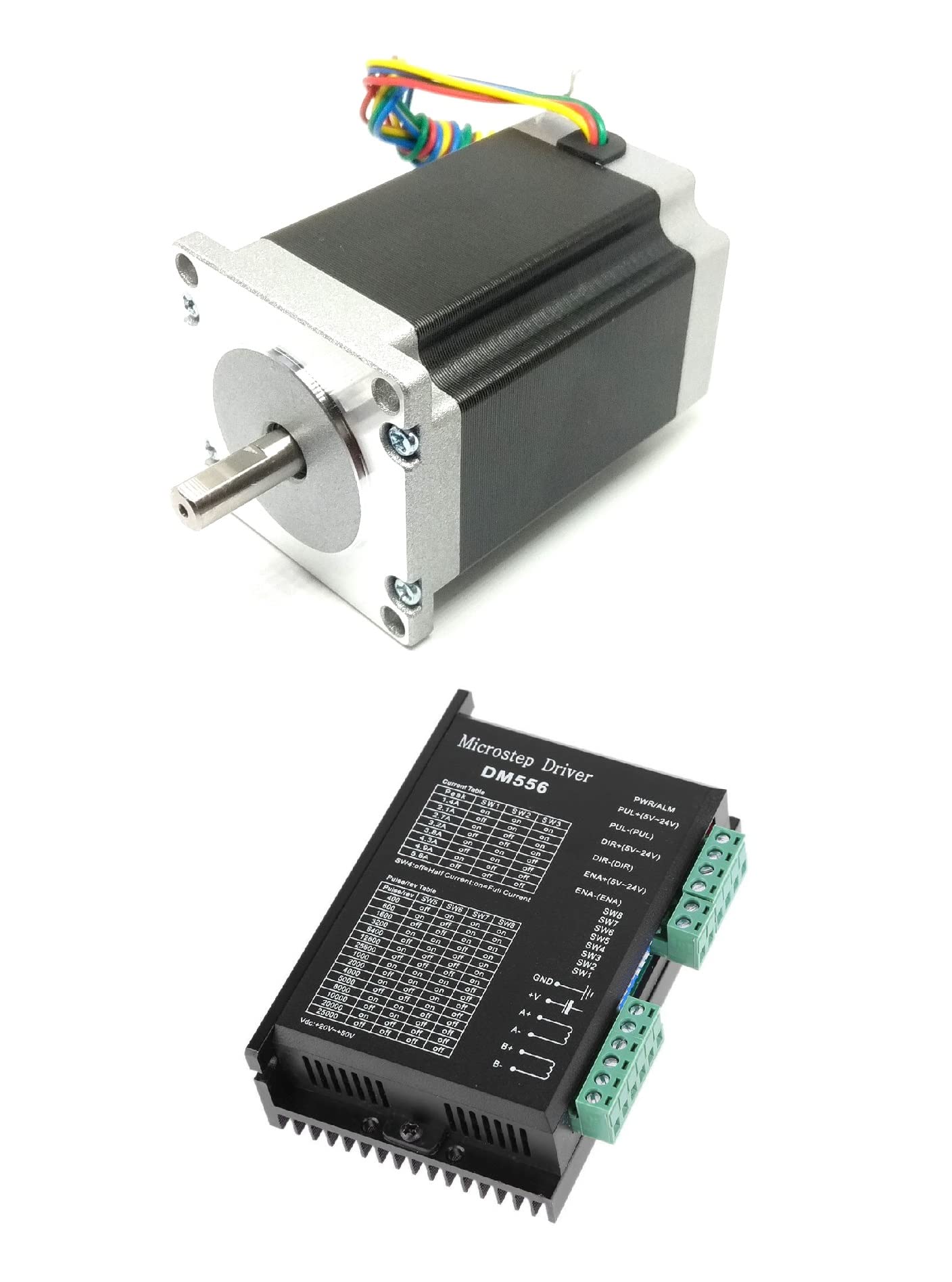 See full amazon price history chart for INVENTO 1Pcs Nema 23 25 Kg-cm Stepper Motor with DM556 Digital Stepper Motor Controller Driver 2-Phase 24V - 50V 5.6A For Nema 23 Nema 34 CNC Router Engraving Milling Machine INVENTO 1Pcs Nema 23 25 Kg-cm Stepper Motor with DM556 Digital Stepper Motor Controller Driver 2-Phase 24V - 50V 5.6A For Nema 23 Nema 34 CNC Router Engraving Milling Machine (B0BVJL64DR) Amazon Price History, Amazon Price Tracker
